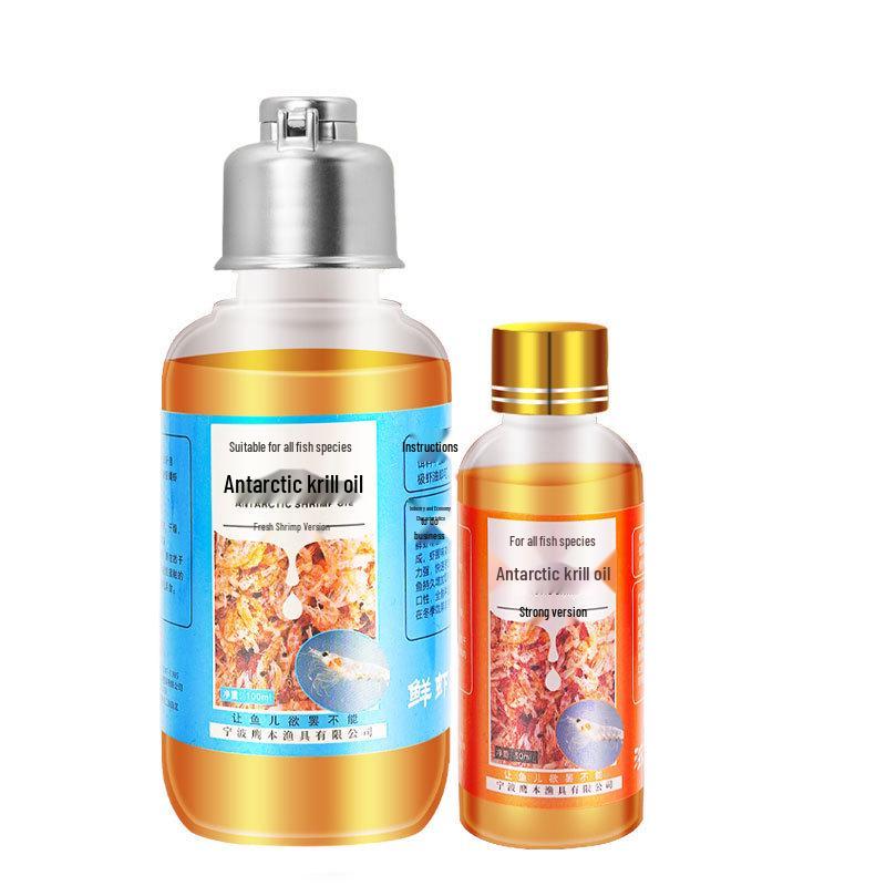 Antarktisches Krillöl Angelzusatz: Köder mit starkem Fischgeschmack für Brasse, Karpfen und Tilapia