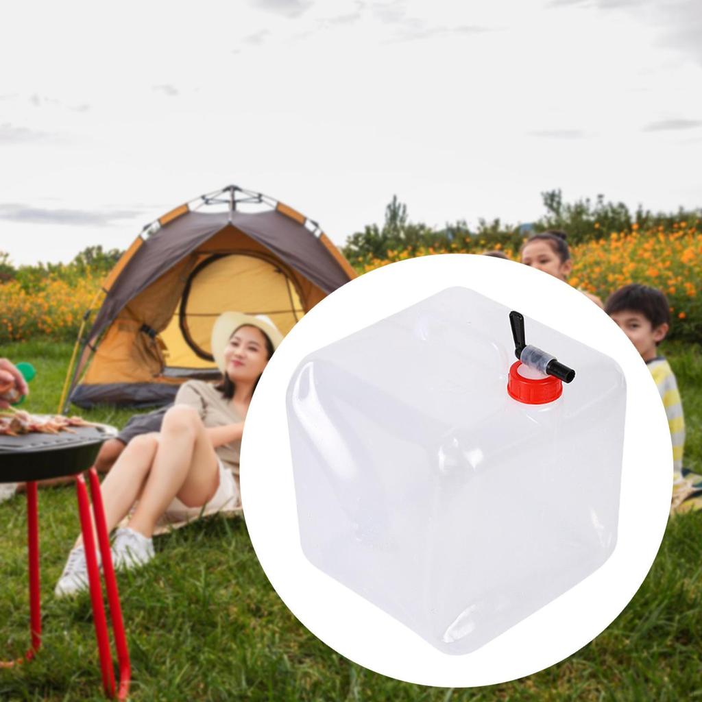 Emergency Water Jug Bag Camping Storage Carrier Bucket Foldable Portable for