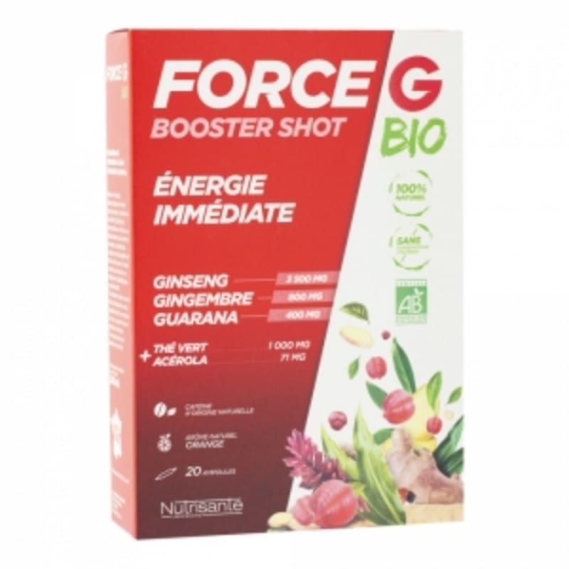 

Nutrisante Force G Booster Shot Immediate Energy 20 Ampoules