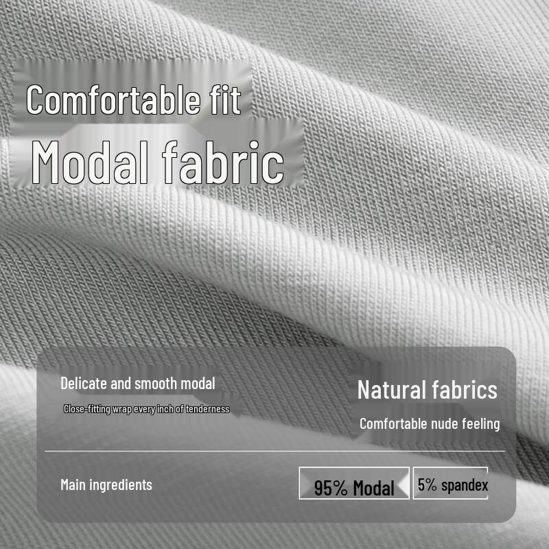 SEPTWOLVES Men's Cordyceps Anti-bacterial Modal Boxer Briefs 3-Pack