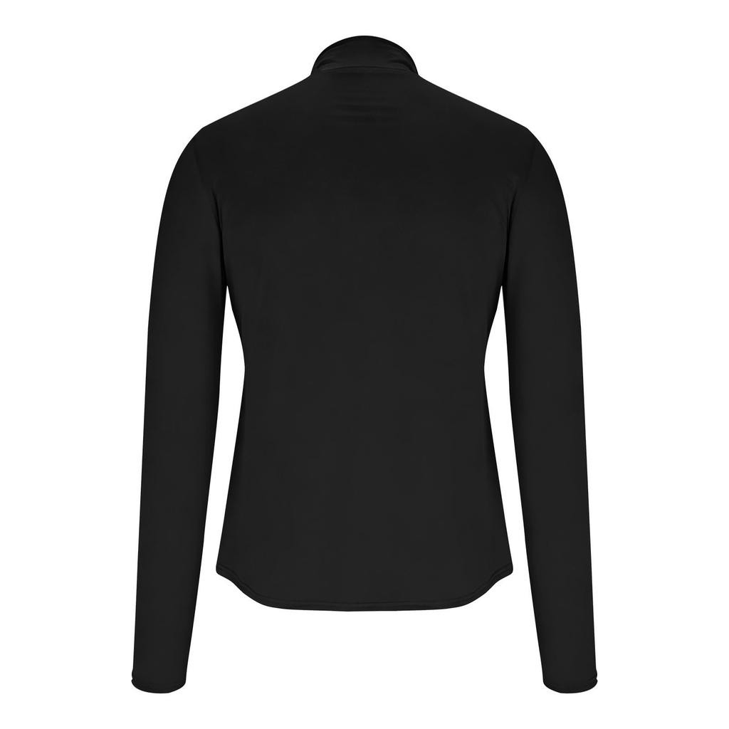 Women's Fashion Solid Slim Fit Casual Half Zip Quick Dry Stand Collar Fitness Sports Yoga Top Long Sleeve Lightweight Activewear