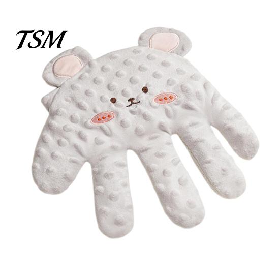Guante para Bebé con Palma Suave Automático Prevención de Sobresaltos Eléctrico Almohada Eléctrica para Bebés Ayuda para Dormir Recién Nacidos Peluche de Dibujos Animados