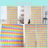Macaron Square Streamer Curtain For Colorful Party Decorations And Event Backdrops