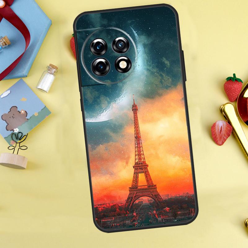 

Paris Eiffel Tower France Case For OnePlus 15 13 13R 13T 12 12R 11 10 9 10R 10T 8T Nord 5 CE 4 2 3 Lite N20 N30 Cover OnePlus Nord 5