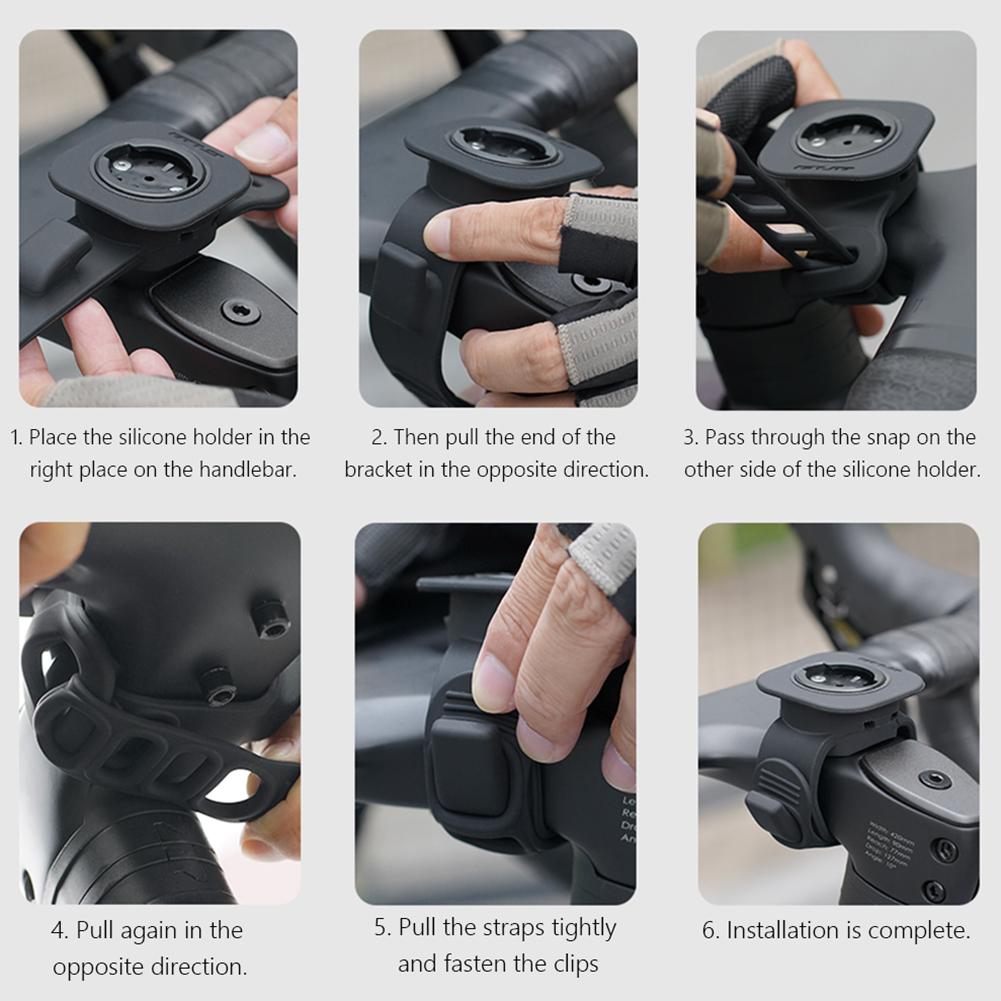 1/2/3Set Bike Computer Holder Shockproof Bicycle Handlebar Computer Mount Multi-Function Bike Computer Stand for MTB Road Bike