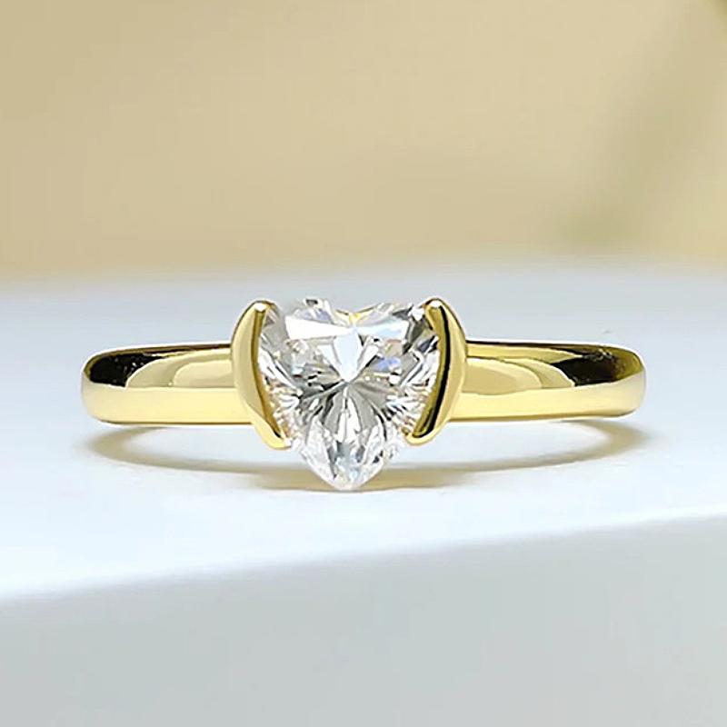 

Huirtan Модные кольца-обещания золотого цвета, женские обручальные кольца, аксессуары, яркое сердце, цирконий, циркон для помолвки 10