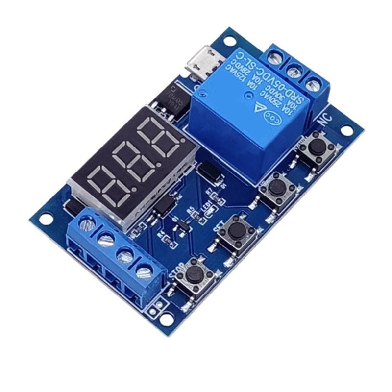 1 Channel 5V Programmable Delay Timer Module Housing Low Resistance Development Board for Home Automation