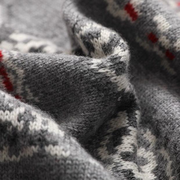Women's Striped Jacquard Knit Cardigan - Autumn 2026 Design