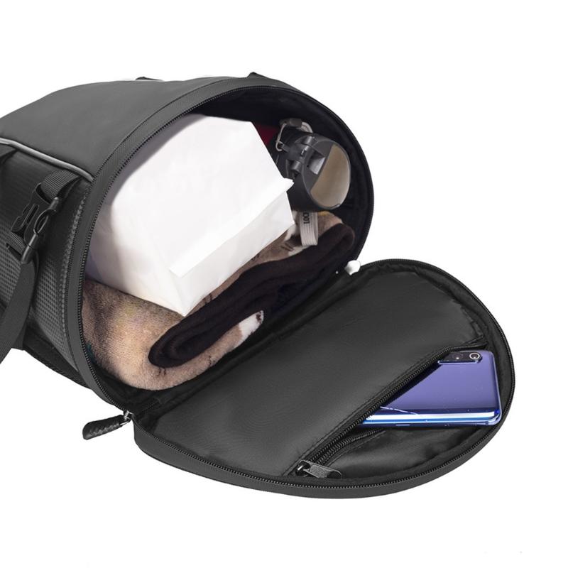 Waterproof Motorcycle Riding Pack Multiuse Tail Bag Helmets Gear Organized Storage Backpack with Spacious Compartments