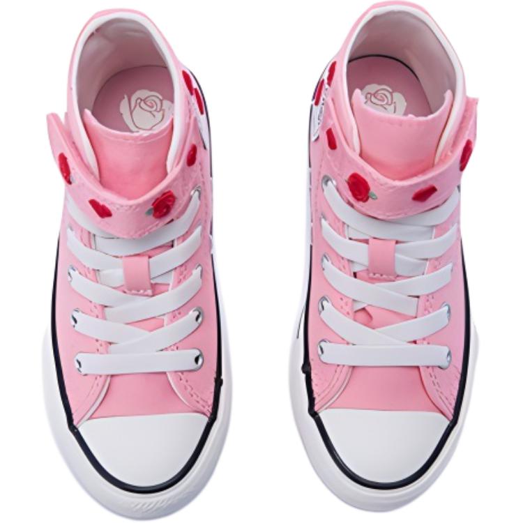 Converse All Star Fashion Casual High Top Canvas Shoes Kids Sneakers Pink Red A10714C
