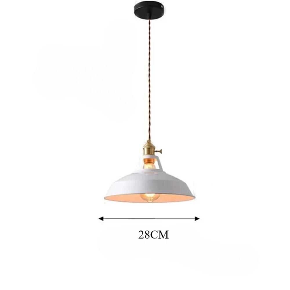 Industrial Vintage Hanging Lamp Colorful Loft Suspension Luminaire Restaurant Kitchen Chandelier Decorative Lamp LED