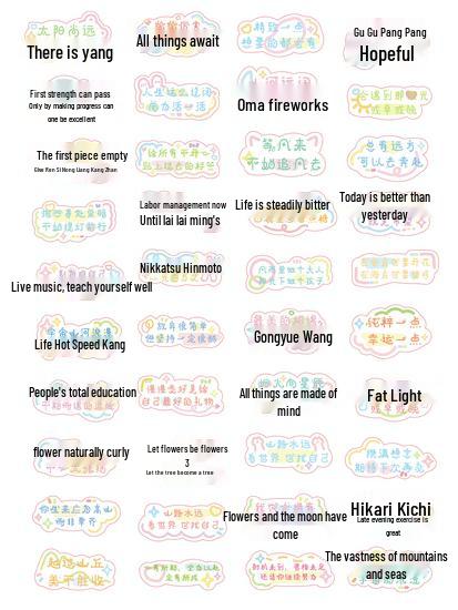 Вдохновляющие стикеры со словами для студенческих проектов – Самоклеящиеся, милые дизайны