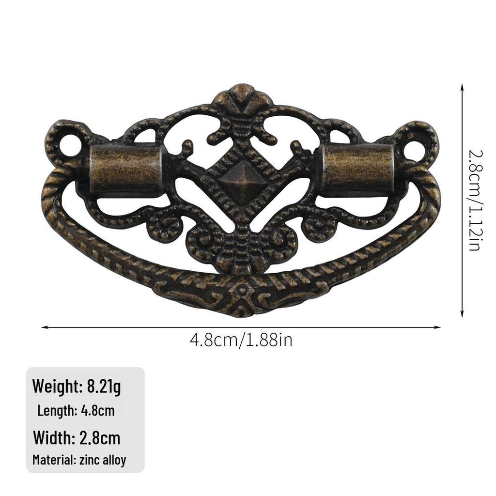 Jingmao Hardware European Modern Zinc Alloy Handle for Antique Wooden Box, Retro Drawer, and Wine Box