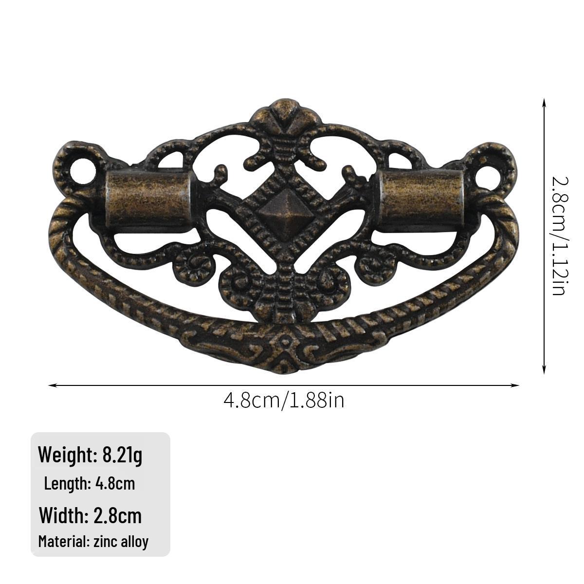 

Фурнитура Jingmao Европейская Современная Ручка из Цинкового Сплава для Антикварной Деревянной Коробки, Ретро Ящика и Винной Коробки
