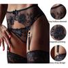 Women Mesh Garter Belt High Waist Stocking Holder 6 Straps Elastic Suspender Belt