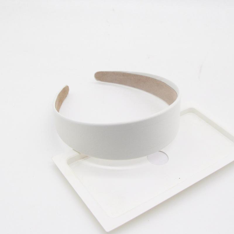Korean Silk Satin Headband - 4cm Widened Fairy Style