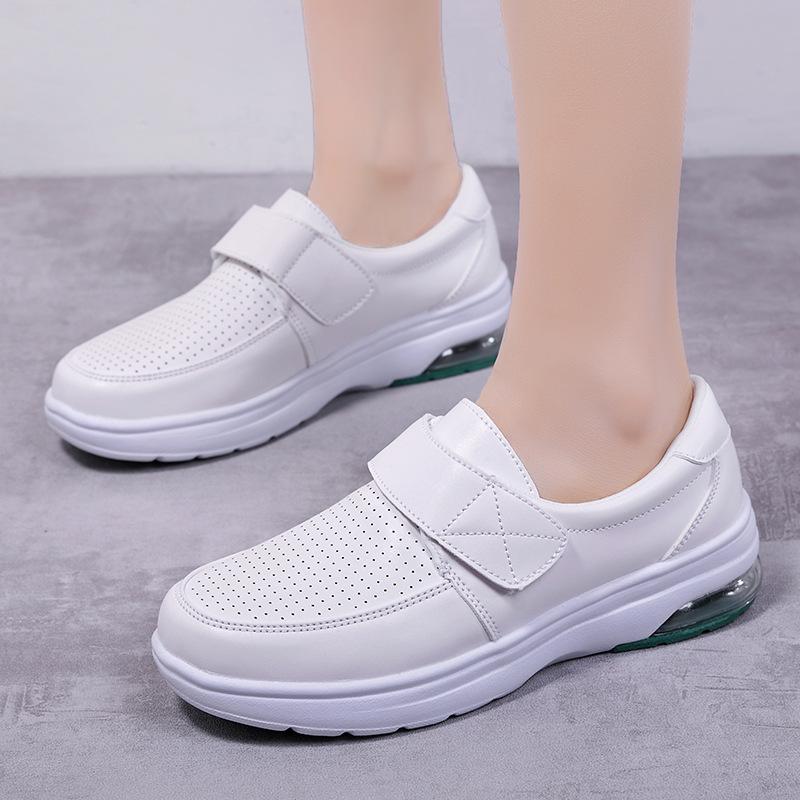 2025 Scarpe da Ginnastica da Viaggio all'Aperto Scarpe da Viaggio all'Aperto Pelle PU Velcro Piatte Scarpe da Mamma