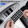 10 sztuk Naklejki z Logo 3D Epoksydowe Dekoracja Przycisku Szyby Samochodowej Do XC60 XC40 XC90 S60 S90 V60 V90 XC70 C40 EX90 Ochrona Przed Zarysowaniami