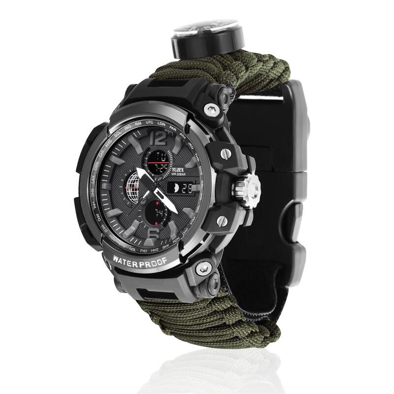 

Jun Shi Outdoor Survival Paracord Watch