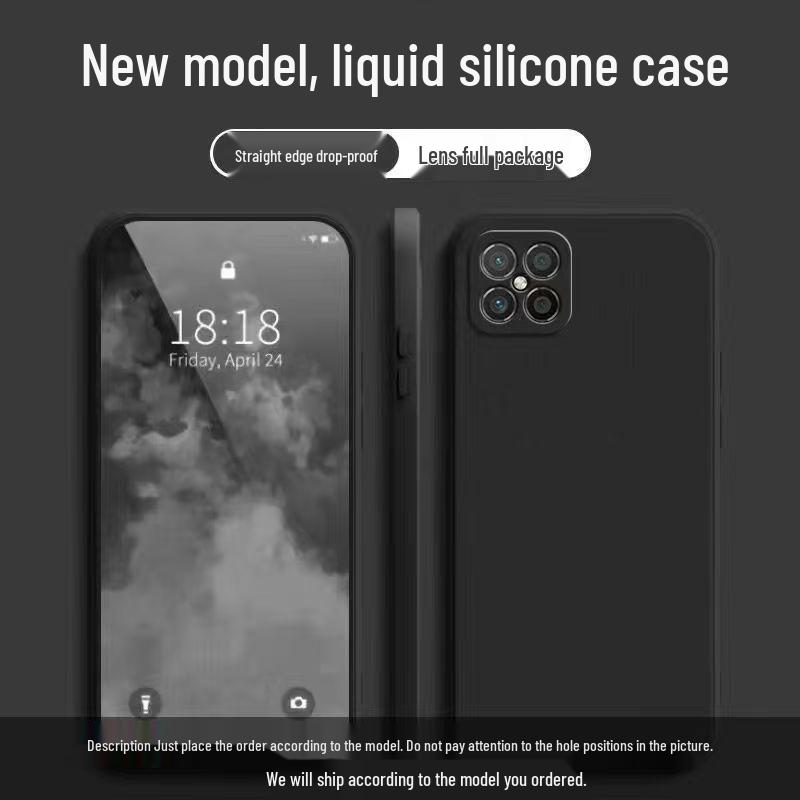 Honor Play5 Liquid Silicone Anti-drop Full Coverage Case - Solid Color, Skin-friendly, Simple Style.