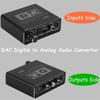 Dijitalden Analoğa Ses Dönüştürücü DAC Kod Çözücü 32-192KHz Amplifikatör 3.5mm AUX 2RCA Amplifikatör Ses Toslink Optik Koaksiyel Çıkış