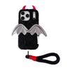 3D Plush Devil Horn Wings Case for iPhone 17/16 Pro Max/15/14 - Women's Edition
