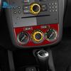 Real Soft Carbon Fiber Sticker For Opel Corsa 2007 2008 2009 2010 2011 2012 2013 2014 LHD RHD Car Central Control AC Knob Panel