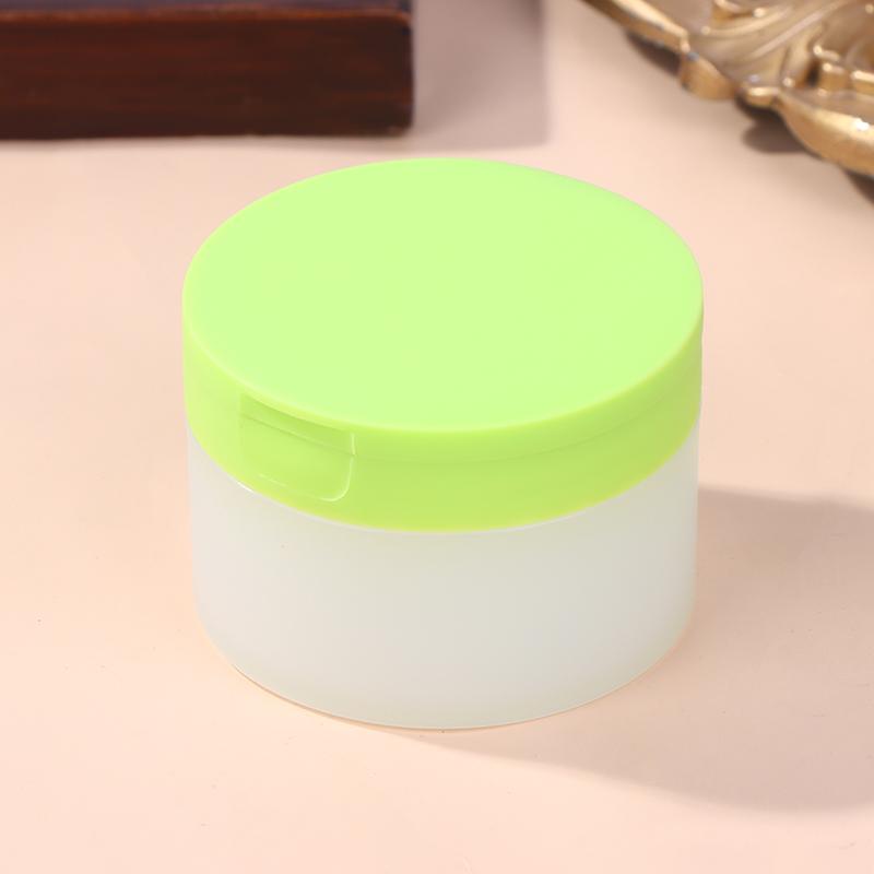 100G Empty Flip Cover Cleansing Balm Bottle Pp Round Frosted Cream Jar Cleaning Mud Mask Container Cotton Pad Sub-Bottle