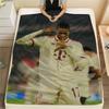 Michael Olise Printed Flannel Blanket, Soft Throw for Bedroom Sofa, Washable,soccer Fan Merchandise, Great Gift.