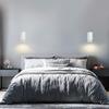 Adjustable Angle Modern Minimalist Bedside Wall Lamp with GU10 Spotlight for Living Room