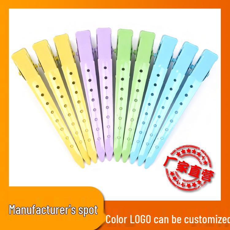 

Бесследные цветные зажимы-уточки для укладки и пышной челки Light Purple [12 pieces per box]