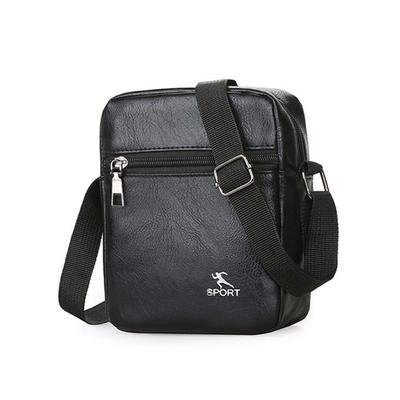 PU-Leder Crossbody Messenger Tasche für Männer Büroangestellte Sling Umhängetaschen Reise Schwarz Braun Khaki Handtaschen Kleine Tragetaschen