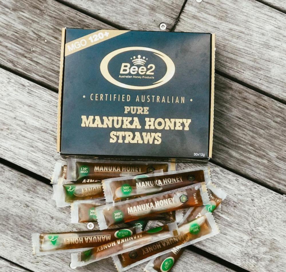 Bee2 Australia Manuka Honey MGO 120+ Straws 12g 30ea