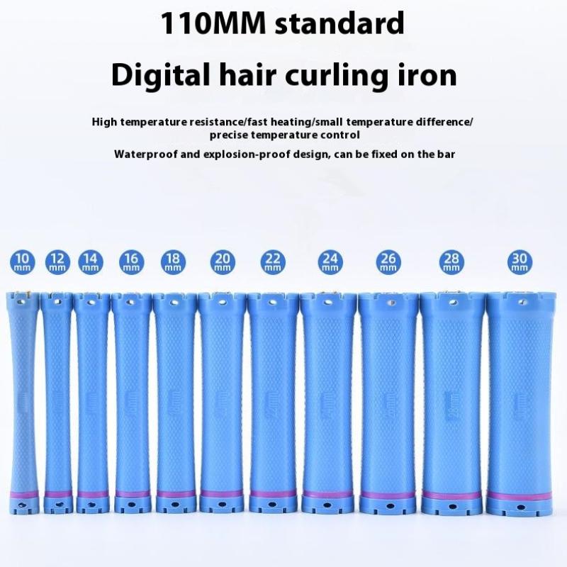 110Mm 24V Digital Hair  Perm Rods Electric Heated Curlers Bars Rollers Wavy Hair Salon Barber Curling Spiral Styling Tools