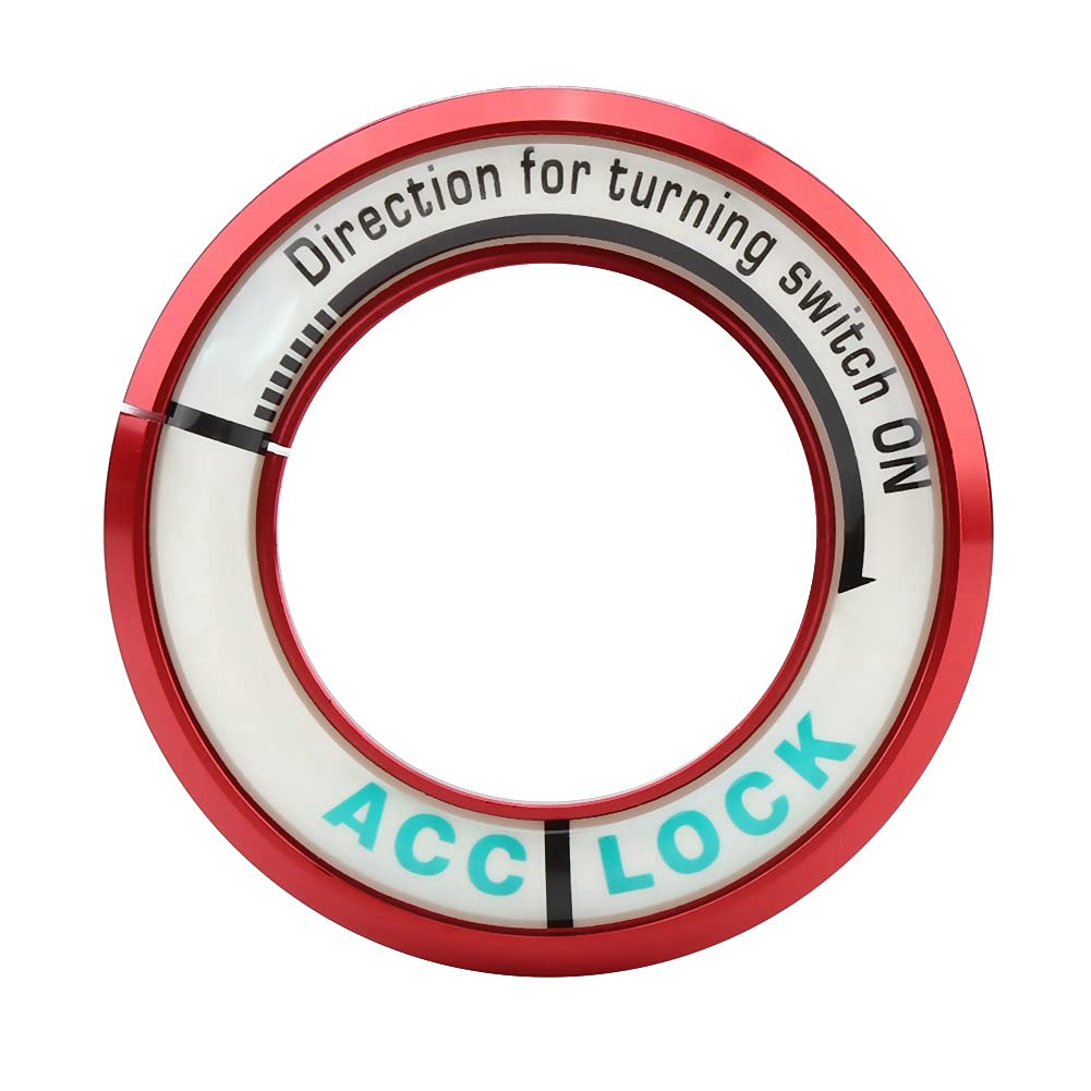 EBTOOLS Car Ignition Switch Decoration Ring Circle Keyhole Cover Trim for Excelle XT GT