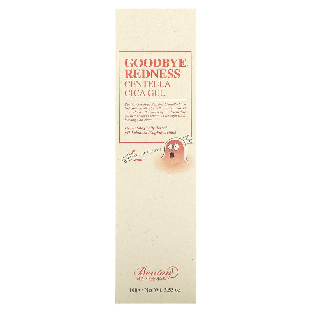 Benton Goodbye Redness Centella Cica Gel, 100 g (3,52 oz)