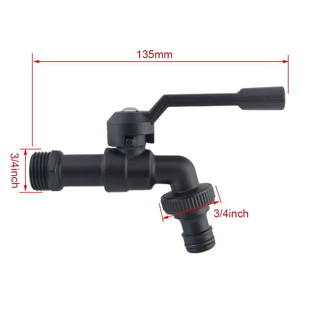 All Copper Tap Water Faucet One Into One Out 4/6/8 Points Valve Switch Thread Garden Irrigation Tank Tap Connector