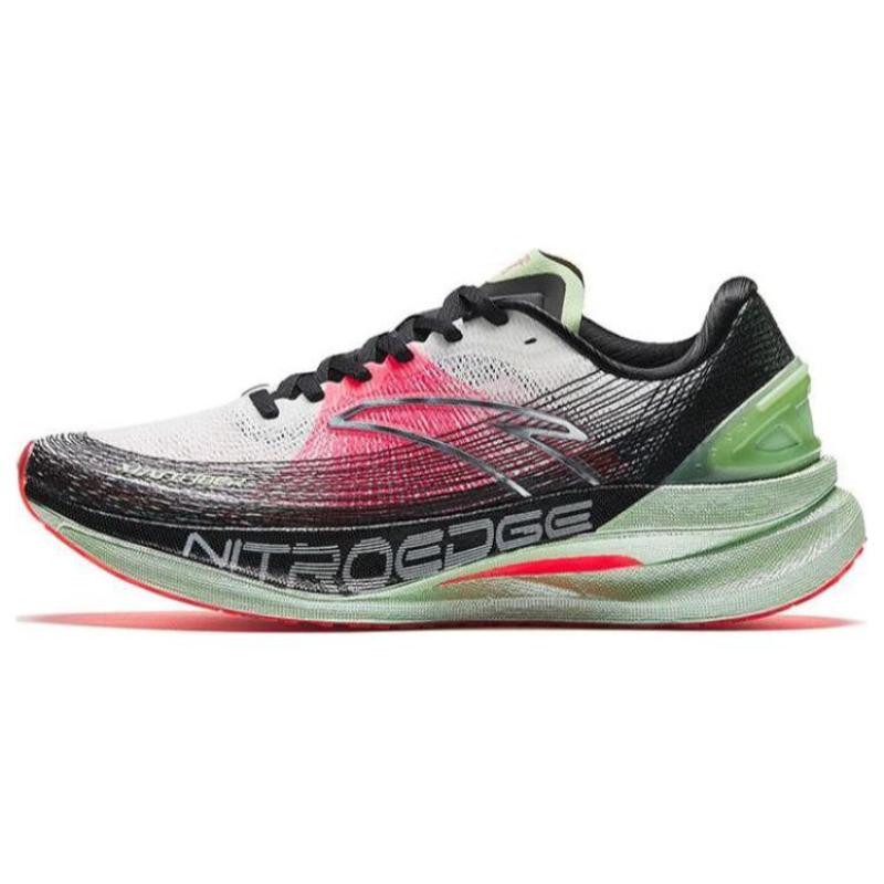 Anta Кроссовки для бега Champion Series, износостойкие, низкие, мужские, черные, розовые, синие, кроссовки 112335588-2 40