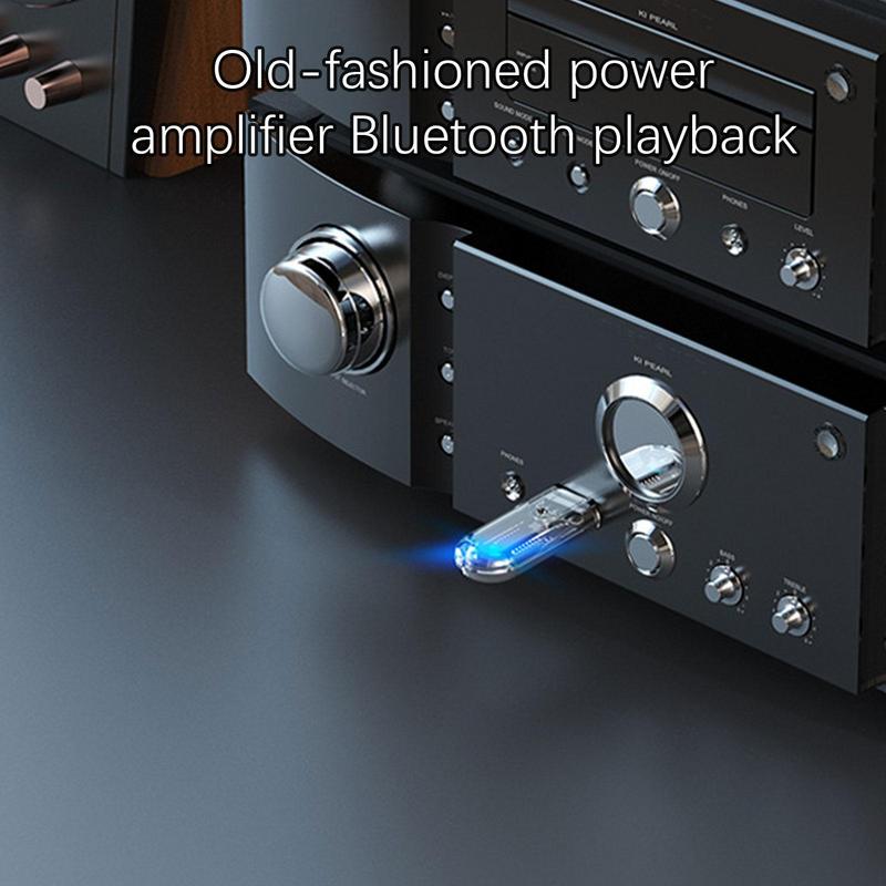 Wireless USB Adapter For Car 5.3 Transmitter Receiver Plug And Play USB Connector Stable MP3 Player FM Transmitters Auto Audio