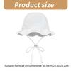 Outdoor Fashion Hat Versatile Ladies Hat Light Weight Portable Camping Hat Outdoor Accessory for Ladies  White