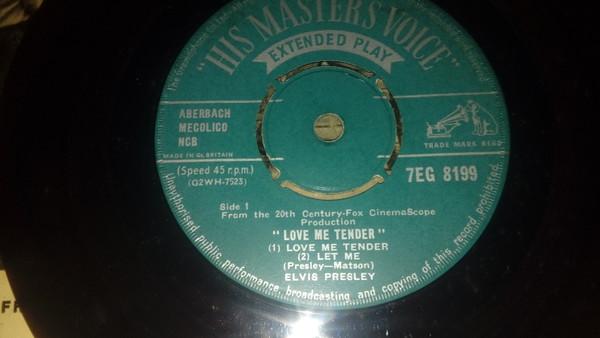 

7inch Record ELVIS PRESLEY - Love Me Tender 7EG8199 His Master s Vo 1956 UK Rock Used
