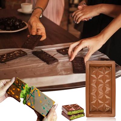 1/2/3Pcs Silicone Chocolate Molds Deep Heat Resistant Chocolate Molds for Desserts Candy Making Non-Stick Easy Release Fudge Truffles Brownies