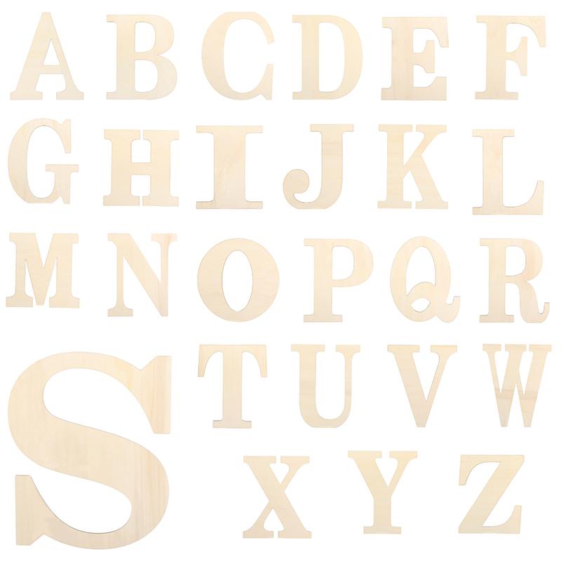 30cm Wooden Letters For Wall Decorations Crafts Nursery Kids Baby Room Alphabet Name DIY Word Wedding Party Art Home Decor