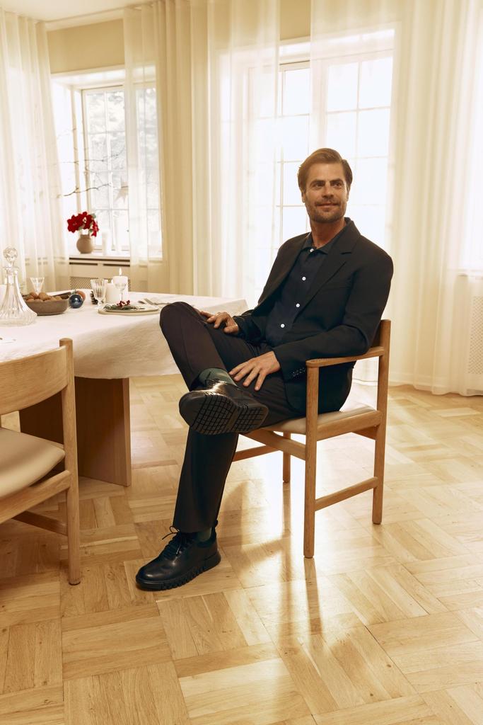 ECCO GRUUV STUDIO M Genuine Leather EU42 Men's Lace-Up Shoes, GORE-TEX Waterproof,