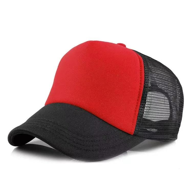 Unisex Cheaper 5 Panel Trucker Hat For Adult Summer Net Baseball Cap Men Women For Him Her Blank Mesh Adjustable Sun Hat Visor