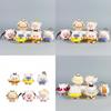 6 Pcs Eggy Party Sheep Design Mini Model Desktop Decoration Ornament Set For Kids And Adults