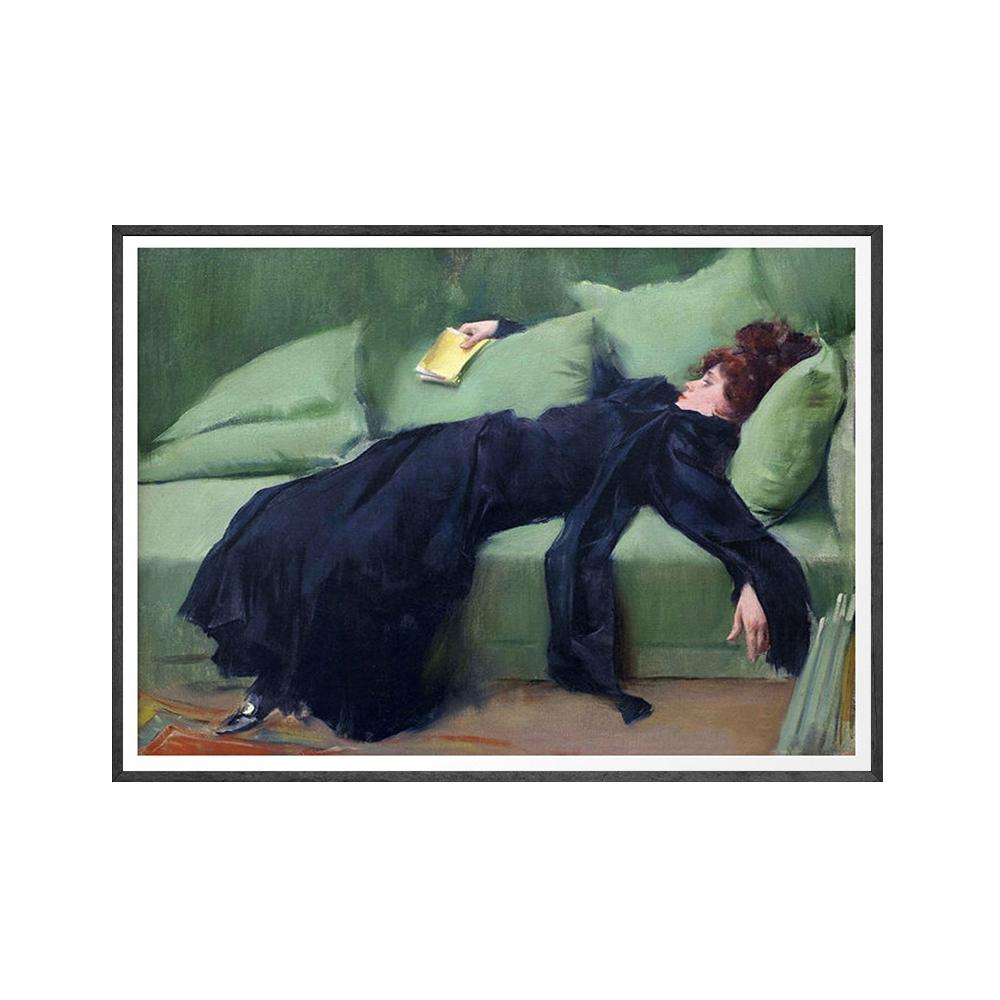 Po plese od Ramona Casase Umělecký tisk Plakát Umělecké plakáty Retro Obývací pokoj Mytologické Starožitné Nástěnné umění Plátno Tisk