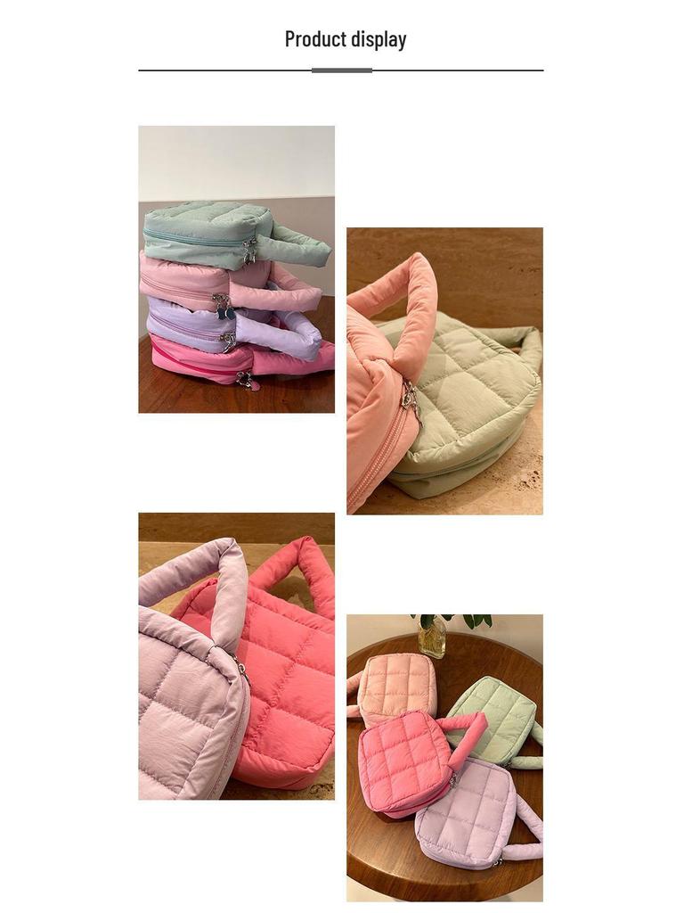 Puff Series Large Capacity Portable Drawstring Makeup Bag