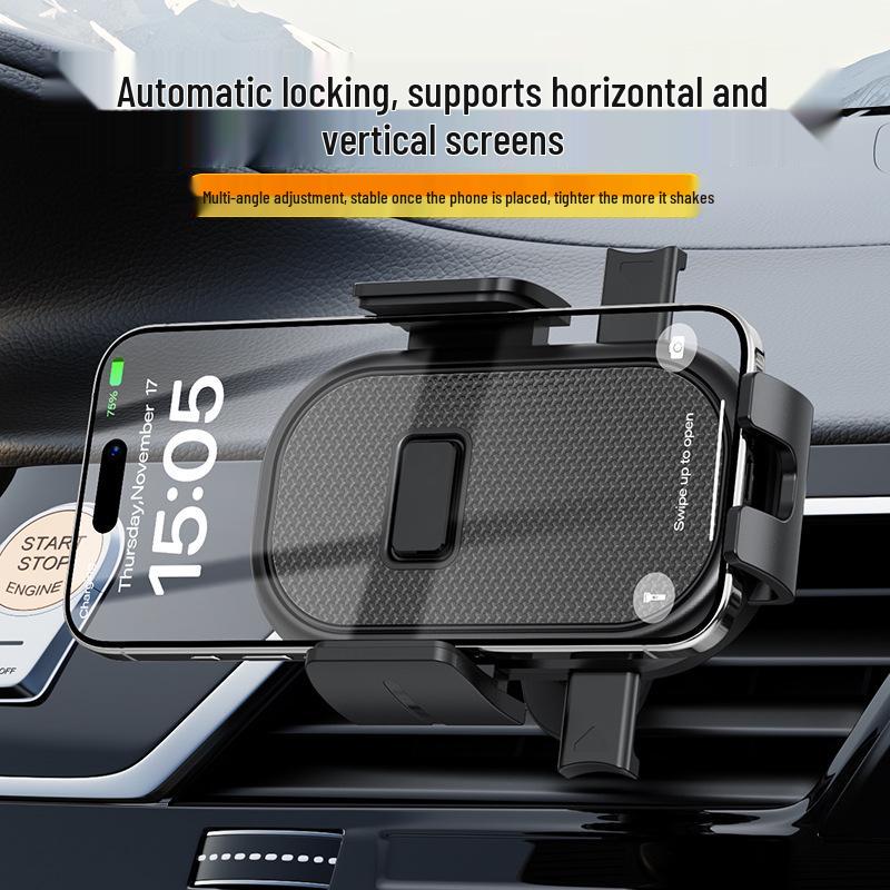 Universal ABS Car Air Vent Phone Holder - Heat Resistant for Navigation