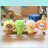 Adorable Fruit Duck Keychain Plush Toy Cute Bag Charm Soft Stuffed Animal